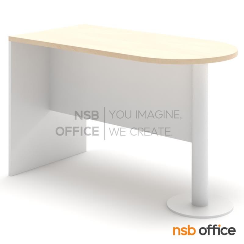 โต๊ะแพทย์ในห้องตรวจ รุ่น Clyxor (ไคเซอร์) ขนาด 120W cm.  ขาเหล็กจานกลม