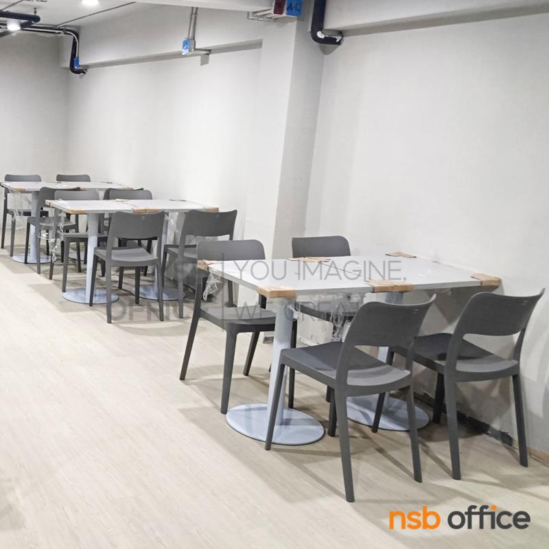 โต๊ะบาร์ ขาจานกลม หน้าสี่เหลี่ยม รุ่น Befrious (บีเฟียส)  