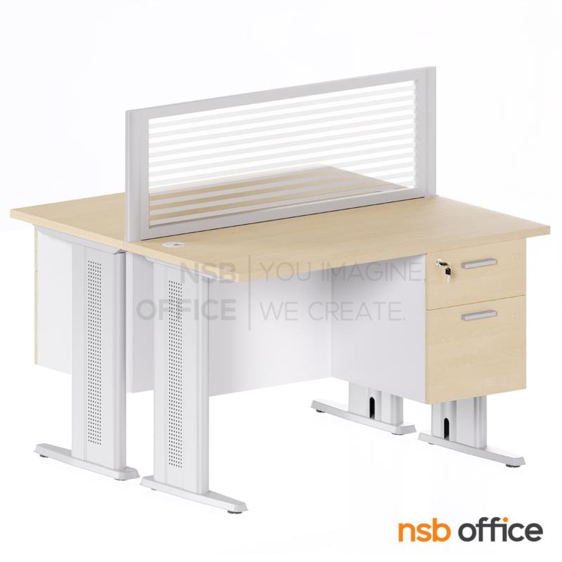 A27A097:โต๊ะทำงานกุล่ม รุ่น Orlen (ออร์เลน) 2, 4 และ 6 ที่นั่ง โครงขาเหล็ก พร้อมมินิสกรีน