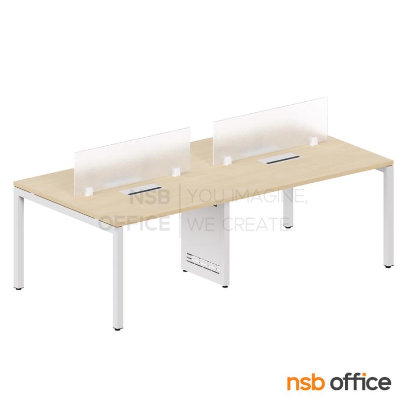 A27A096:โต๊ะทำงานกลุ่มตัวต่อ รุ่น Moscato (มอสกาโต) ขนาด 120W ,150W cm. 