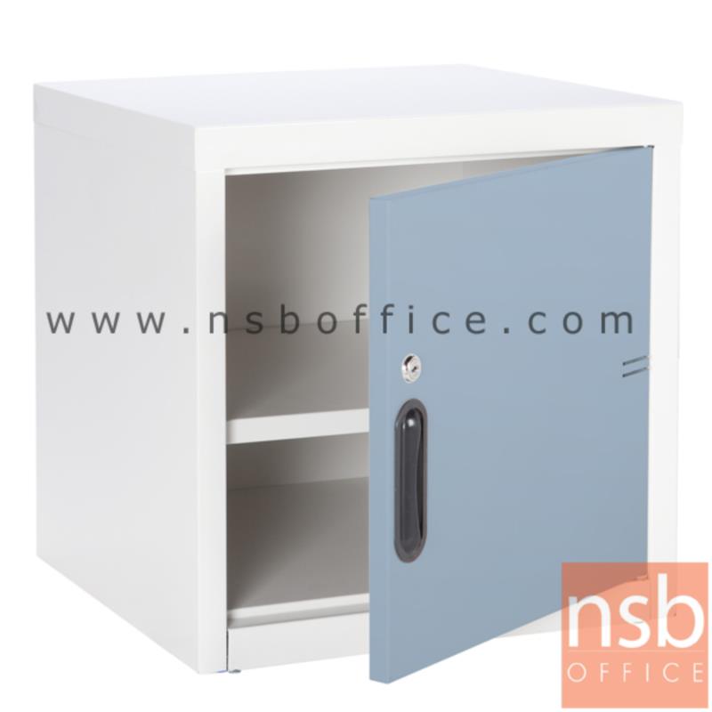 ตู้เหล็ก 1 บานเปิดทึบ หน้าบานสีสัน 44W*40.7D*44H cm รุ่น UNI-1   