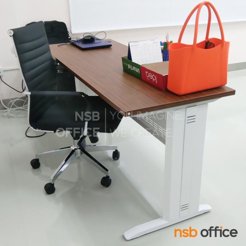 โต๊ะทำงาน รุ่น Rosie (โรซี่) ขนาด 120W ,160W cm.  สีซีบราโน่-ขาว