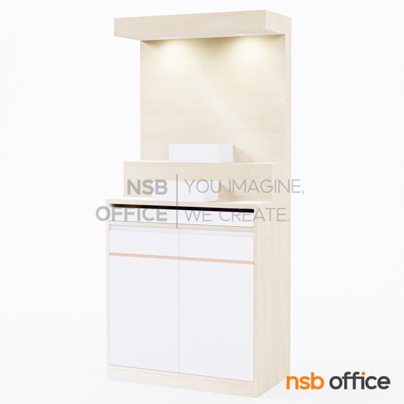 G18A027:โต๊ะหมู่บูชาโมเดิร์น รุ่น บงกช ขนาด 80W cm.  