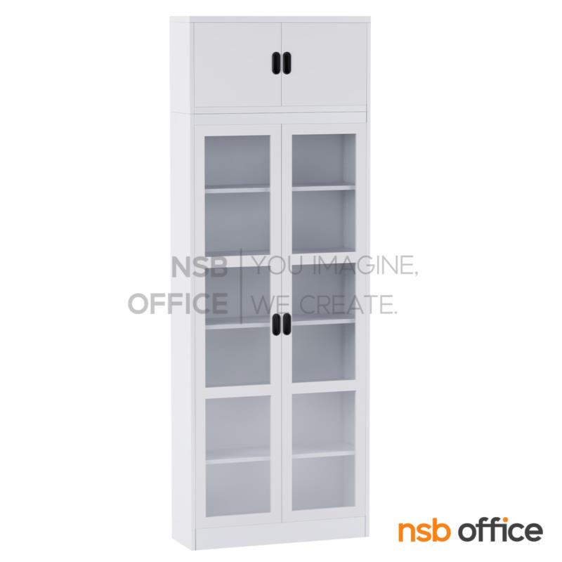 E07A140:ตู้เอกสารบานเปิดสูง 244 cm.  รุ่น Maxma (แม็กม่า) ขนาด 88W cm. 