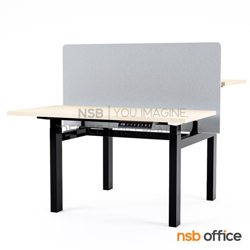 A44A013:โต๊ะทำงานปรับระดับ Sit 2 Stand ระบบไฟฟ้าแบบ 2 ที่นั่ง รุ่น Spencer (สเปนเซอร์) ผลิต 2 สี ขาว-ดำ 