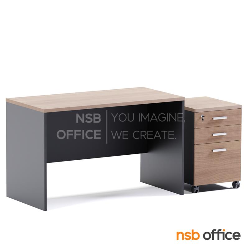 โต๊ะทำงาน รุ่น Orlando (ออร์แลนโด) ขนาด 120W ,150W cm. พร้อมตู้ลิ้นชักล้อเลื่อน