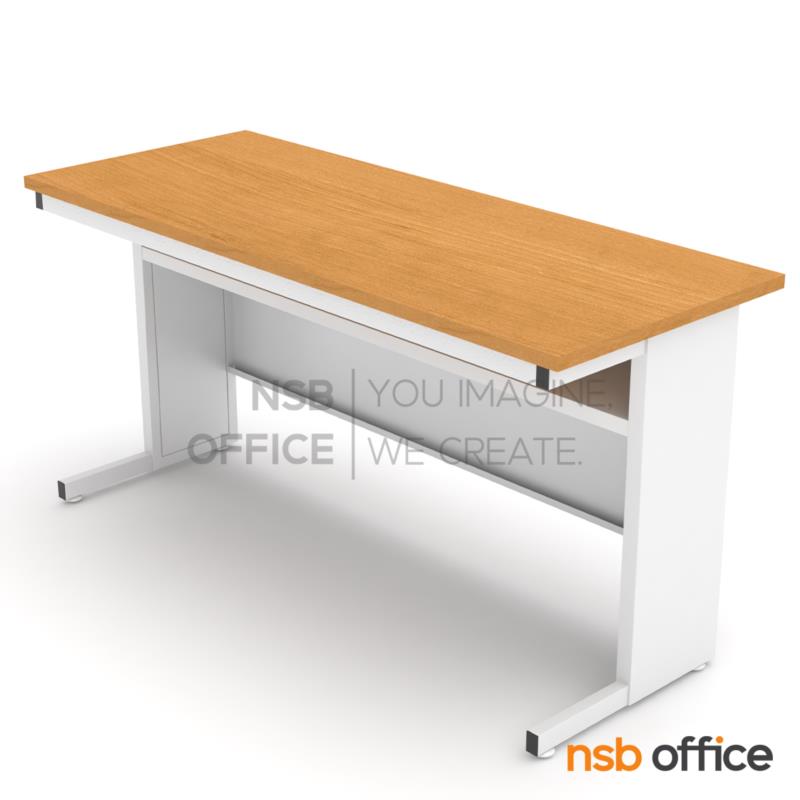 A05A061:โต๊ะประชุมตรง Top เมลามีน รุ่น Avery (เอเวอรี่) ขนาด 120W ,150W ,180W cm.  ขาเหล็กตัวแอล