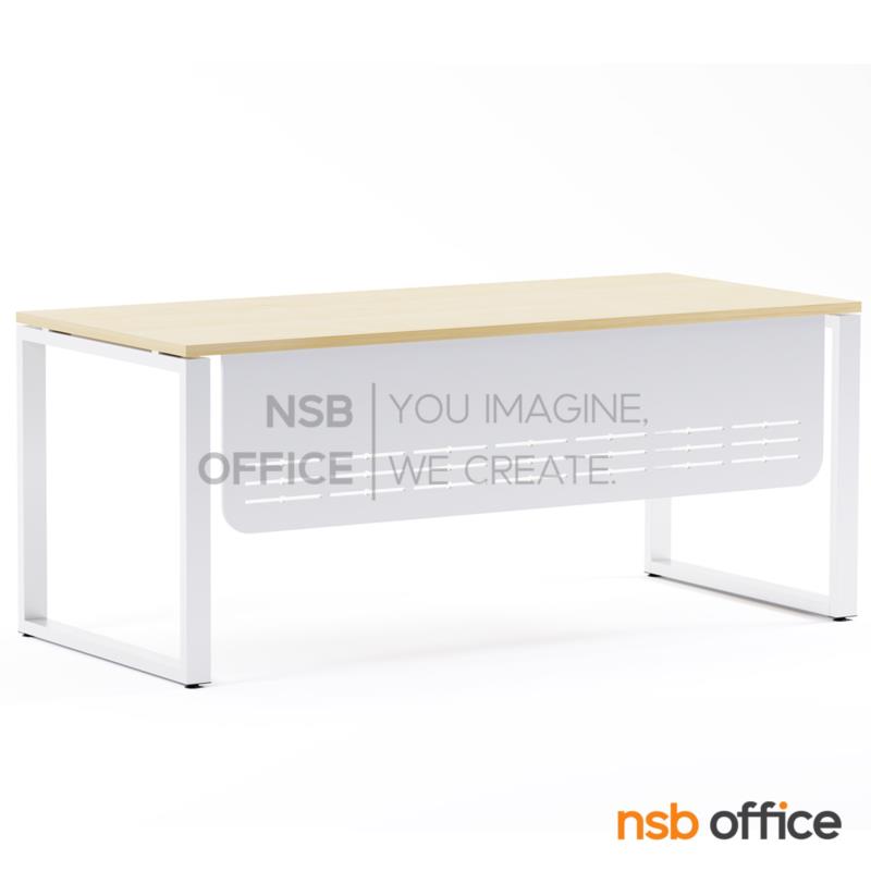 A30A059:โต๊ะผู้บริหารหน้าตรง รุ่น Dexton (เด็กซ์ตอน)  บังตาเหล็ก