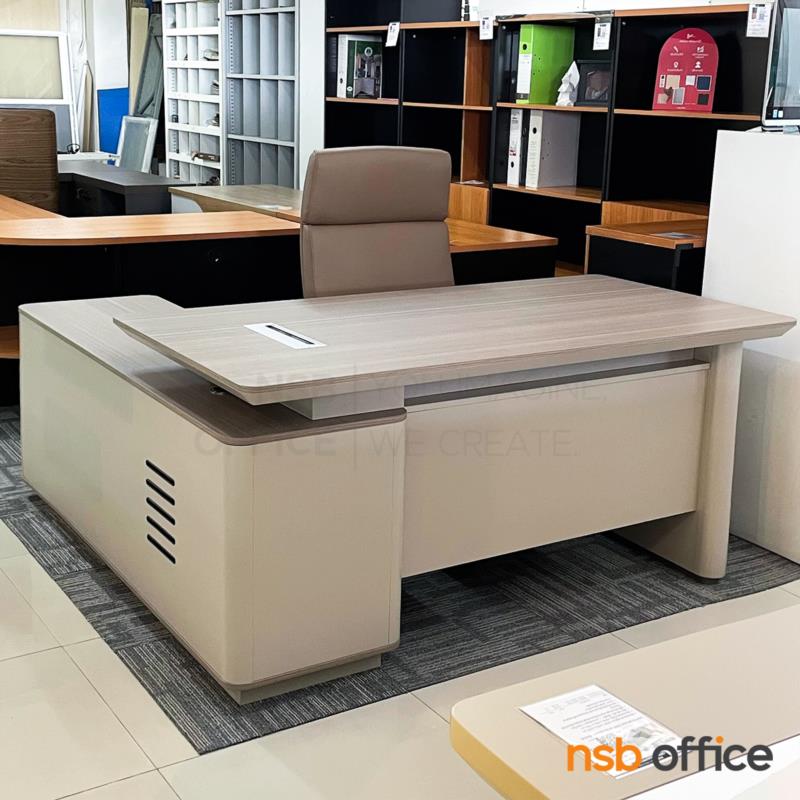 A30A072:โต๊ะผู้บริหารตัวแอล รุ่น Clawdeen (คลาวดีน) 160W, 180W 