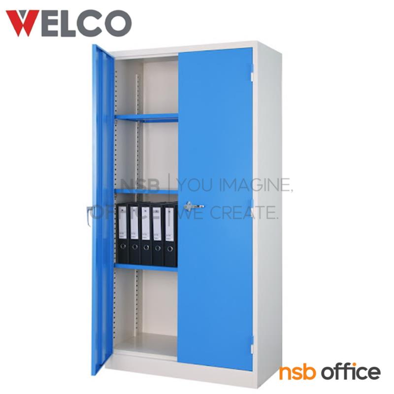 E30A009:ตู้ 2 บานทึบมือจับบิดสูง 91.4W*45.8D*183H cm. (มือจับเขาควาย)  รุ่น WLK30  