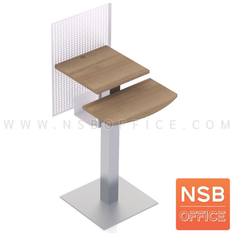 A22A032:เคาน์เตอร์คอมพิวเตอร์แบบยืน รุ่น Laville (ลาวิลล์) ขนาด 110H cm.  ฐานวาง CPU แบบแผ่นเหล็กแขวน