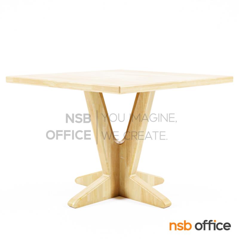 โต๊ะข้างหน้าไม้ยางพารา รุ่น Thatcher 2 (แทตเชอร์ 2)   ขาไม้