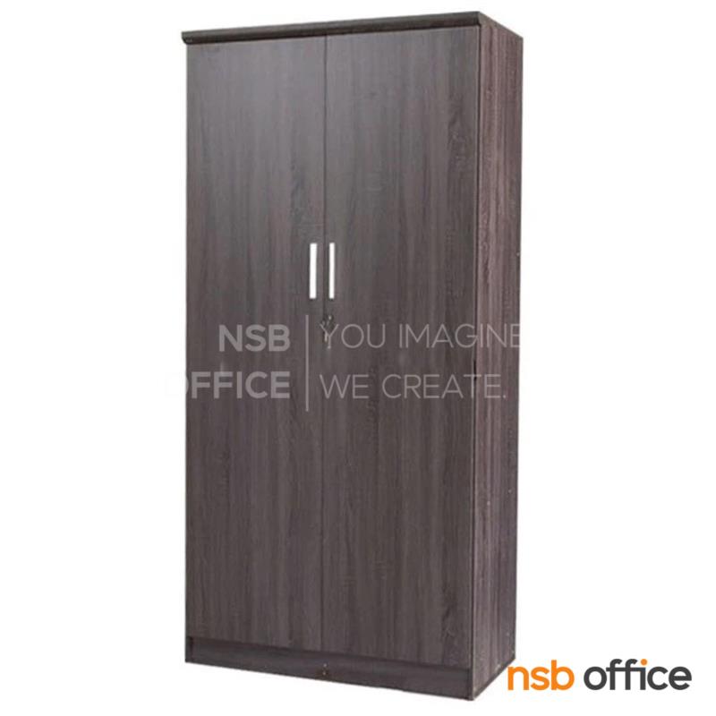 G12A300:ตู้เสื้อผ้าไม้ รุ่น Fortune (ฟอร์จูน)  ขนาด 80W cm. บานเปิด