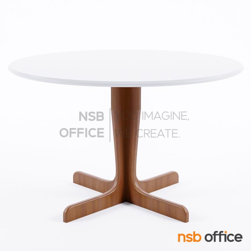 โต๊ะประชุมวงกลม top ลามิเนต HPL  ขนาด 90, 120, 150, 180Di cm.  