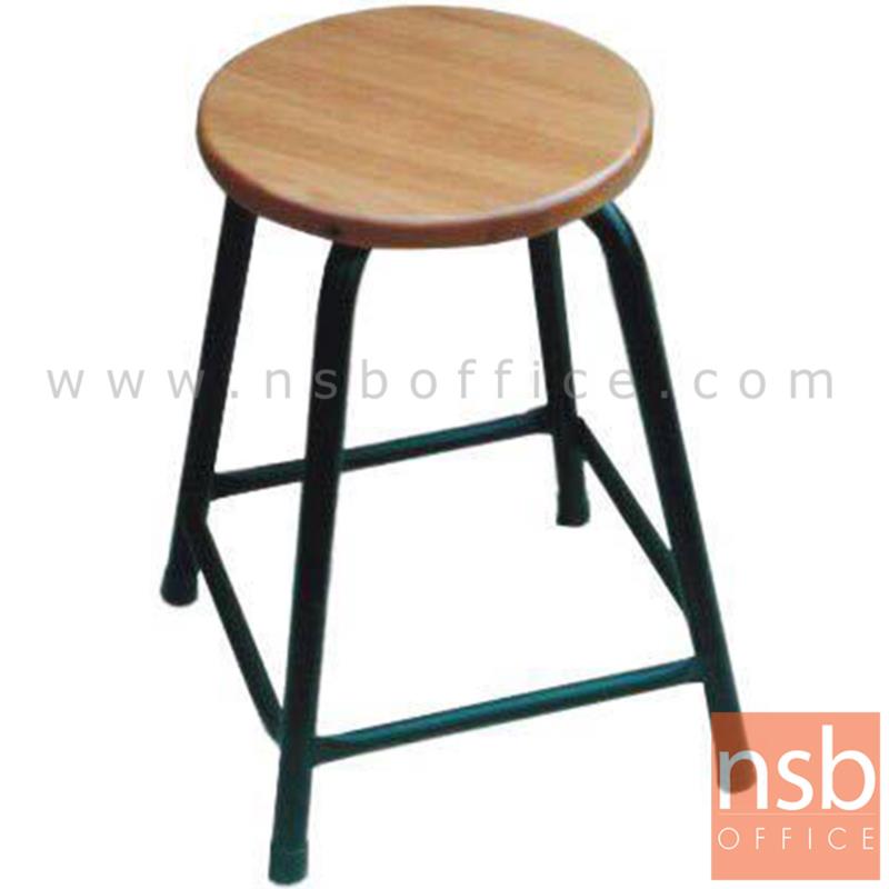 B02A090:เก้าอี้บาร์สตูลที่นั่งกลม รุ่น DIASY (เดซี่)  ขาเหล็กทรงกลม