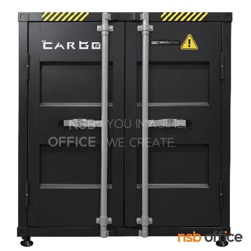 E16A024:ตู้อเนกประสงค์ 2 บานเปิด รุ่น Ryther (ไรเธอร์) ขนาด 90W*45D*95.8H cm. 