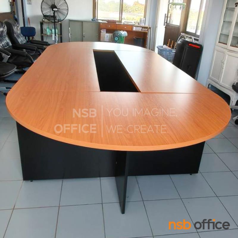 โต๊ะเข้ามุมครึ่งวงกลม รุ่น Culber ขนาด 120W ,150W cm. เมลามีนฟอยล์