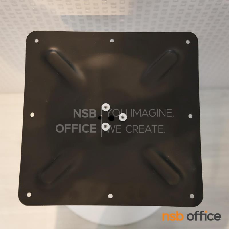 ขาโต๊ะบาร์ ทรงจานกลมเรียบ รุ่น Fileno I (ไฟล์โน 1)   ผลิตสีขาว