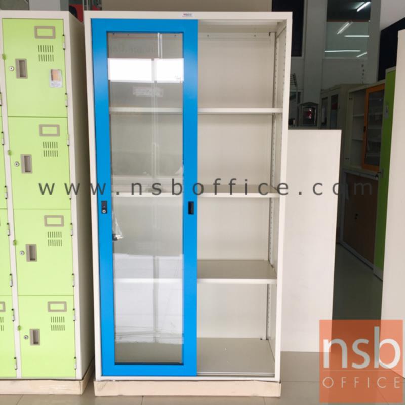 ตู้บานเลื่อนกระจก สูง 91.7W*45.7D*183H cm. รุ่น WSLG72   