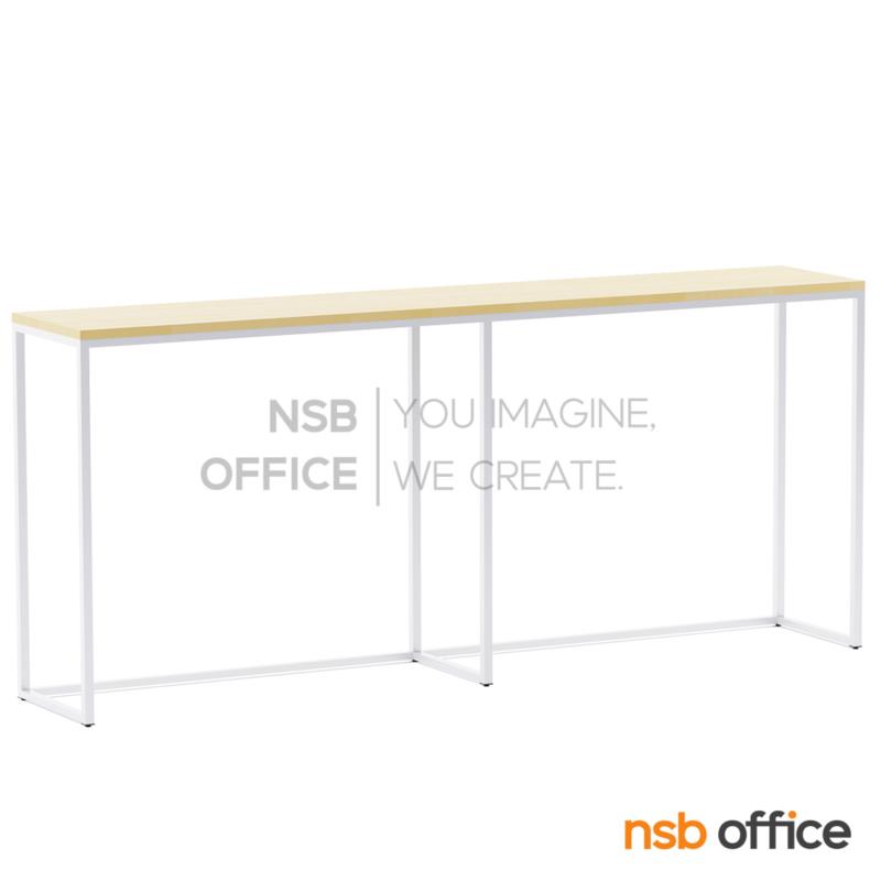 โต๊ะเคาน์เตอร์บาร์สูงหน้าตรง รุ่น Bar-B ขนาด 120W, 150W, 180W, 210W และ 240W cm.  ขาเหล็ก