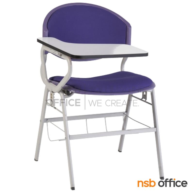 B07A045:เก้าอี้เลคเชอร์เฟรมโพลี่ รุ่น Jeenu (จีนู) (มีตะแกรงวางของ) ขาเหล็กพ่นสี 