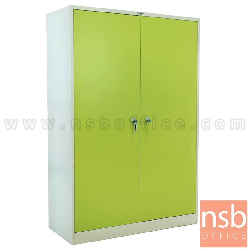 E07A054:ตู้เอกสารเหล็ก 2 บานเปิดทึบ รุ่น Neptunes (เนปจูนส์) ขนาด 121.8W*183H cm. มือจับบิด ล็อคด้วยระบบกุญแจ