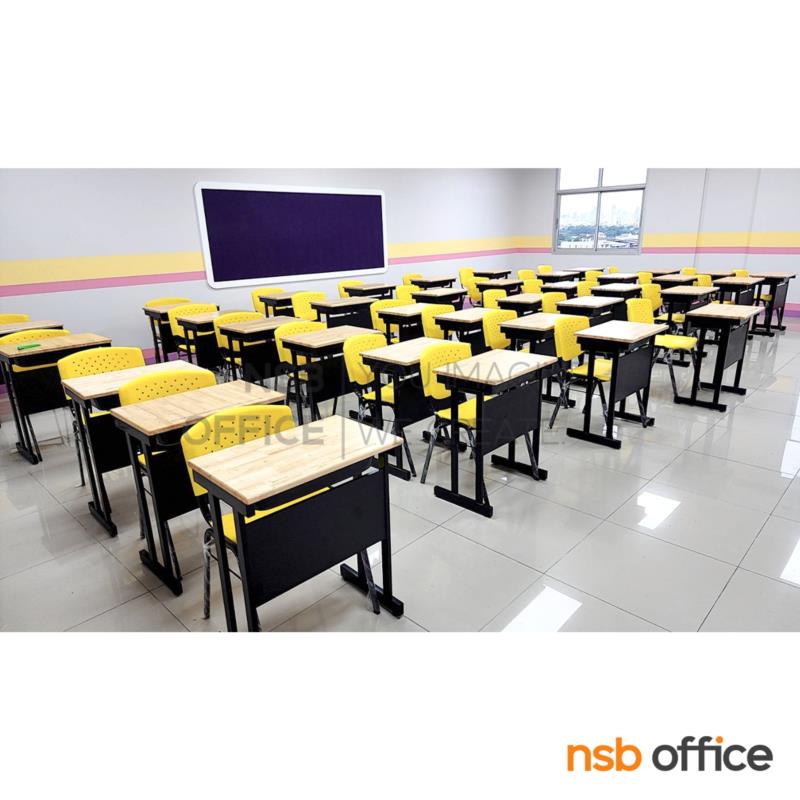 โต๊ะนักเรียน รุ่น Laura (ลอร่า) ขนาด 60W*40D cm. ไม้ยางพารา