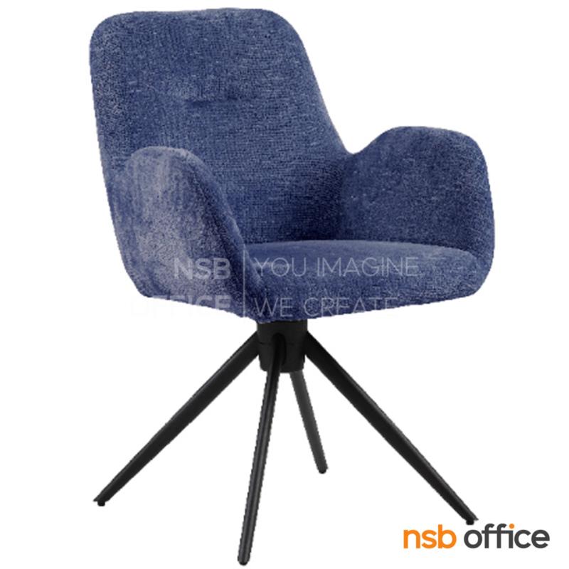 B34A016:เก้าอี้โมเดิร์นหุ้มผ้า รุ่น Tivaros (ทิวารอส)  ขาเหล็ก