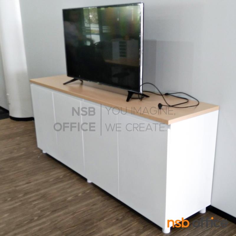 ตู้วางทีวี รุ่น Usher (อัชเชอร์)  บานเพ่ ขาพลาสติก