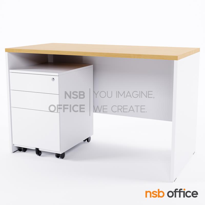 โต๊ะทำงาน รุ่น Darryl (แดริล) ขนาด 120W cm. พร้อมตู้ลิ้นชักเหล็กล้อเลื่อน