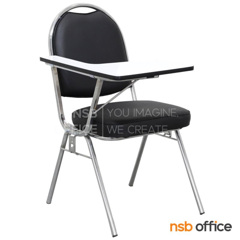 B44A002:เก้าอี้เลคเชอร์หุ้มหนังเทียม รุ่น Granita (กรานิต้า)  ขาเหล็ก