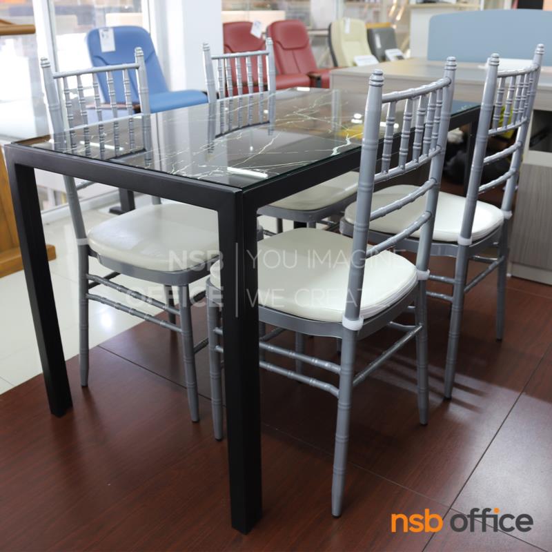 ชุดโต๊ะรับประทานอาหาร 4 ที่นั่ง รุ่น Graciella (กราเซล่า) ขนาด 120W cm. พร้อมเก้าอี้