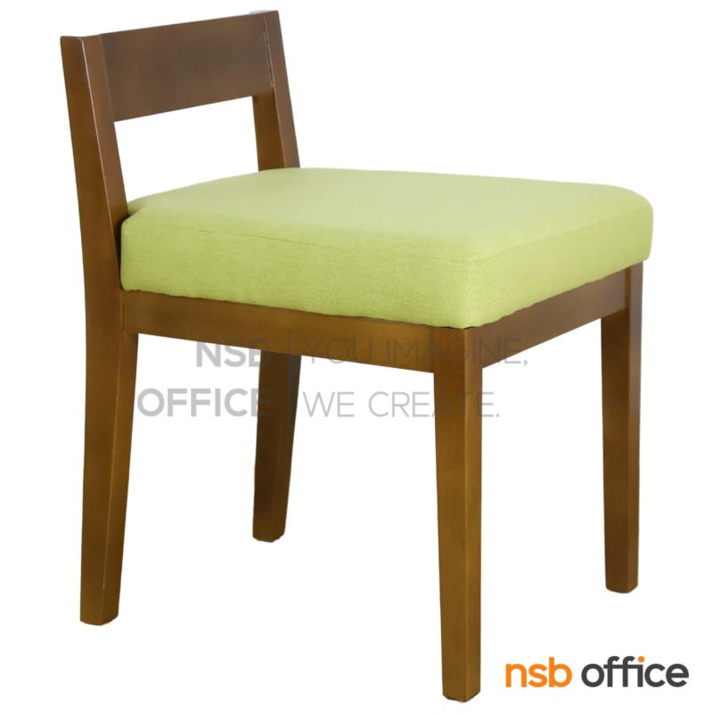 B22A244:เก้าอี้ไม้ยางพารา รุ่น Vanda (แวนด้า)  ขาไม้