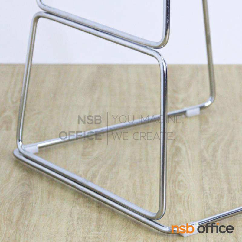 เก้าอี้บาร์สูง รุ่น Faris (ฟาริส)  ขาเหล็กชุบโครเมี่ยม