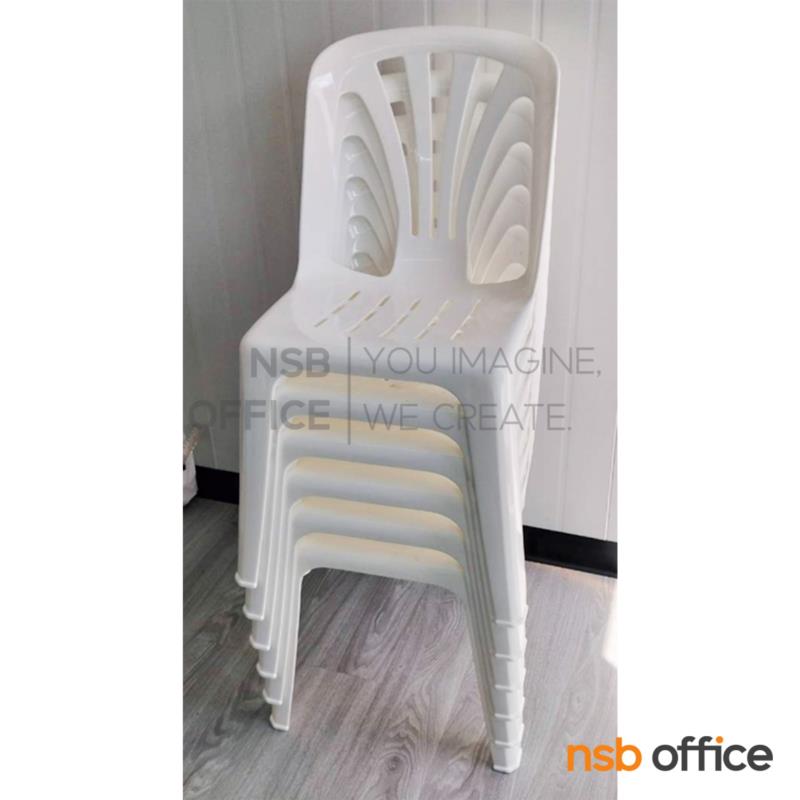 เก้าอี้พลาสติกหนาพิเศษ รุ่น THAILAND-02 ซ้อนเก็บได้ (พลาสติกเกรด A) 