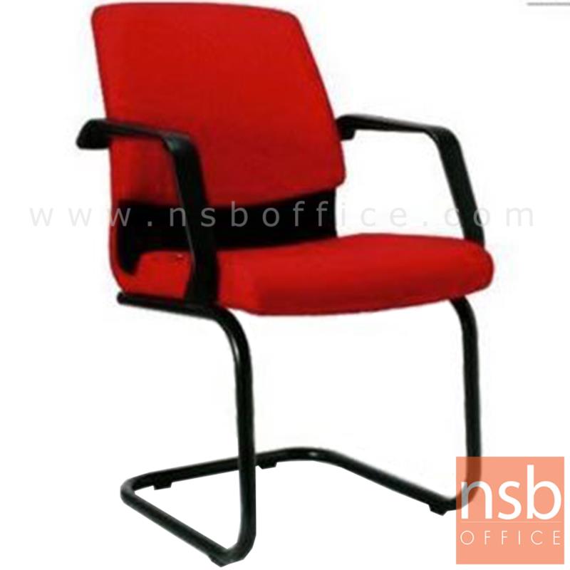 B28A044:เก้าอี้รับแขกขาตัวซี รุ่น Jeep (จี๊ป)  ขาเหล็กพ่นดำ