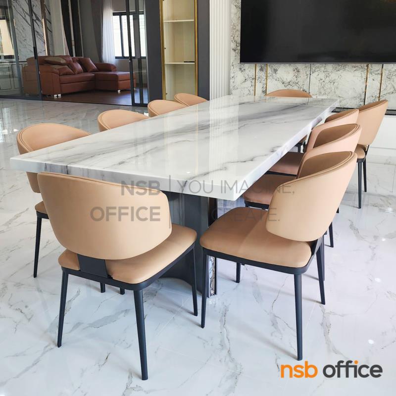 โต๊ะรับประทานอาหารหน้าหิน รุ่น Rosevelt  (โรสเวลต์) ขนาด 280W cm.  