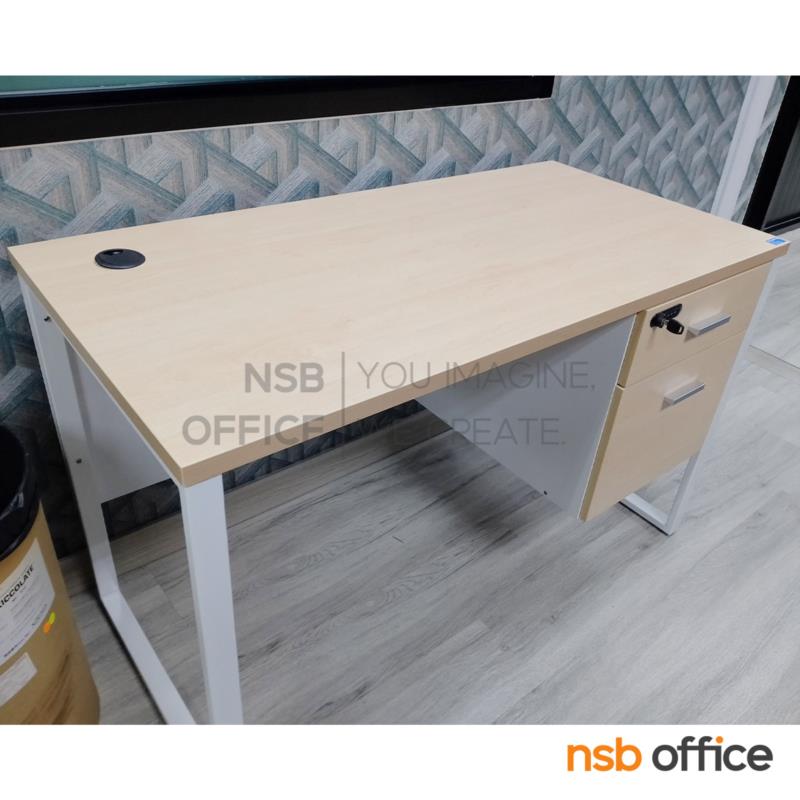 โต๊ะทำงาน 2 ลิ้นชัก รุ่น Ken (เคน) ขนาด 120W ,160W cm ขาเหล็ก