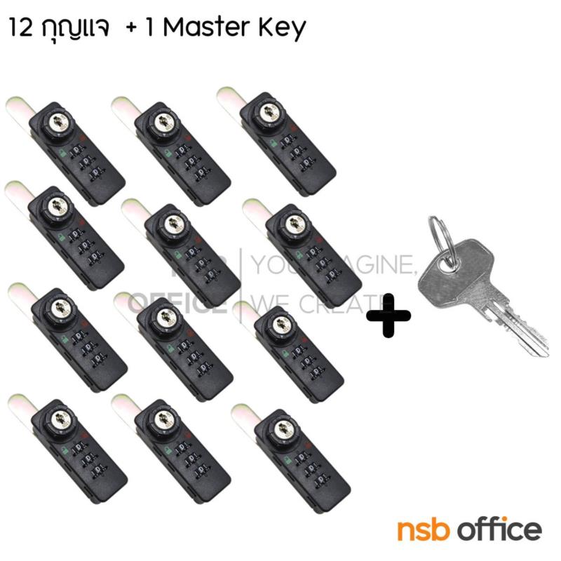 กุญแจบานเปิดแบบรหัสหมุน 3 หลัก รุ่น Zoltex (โซเท็กซ์) ติดตั้งได้ทั้งบานเปิดขวา-ซ้าย 