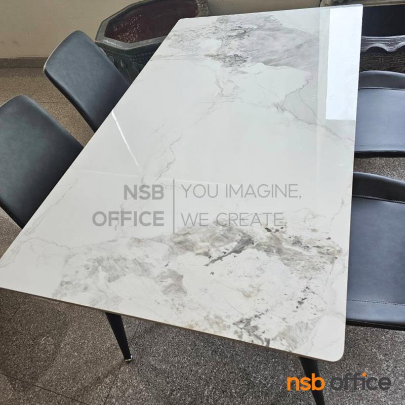 โต๊ะรับประทานอาหาร รุ่น Abril (อาบรีล)  ขาเหล็ก