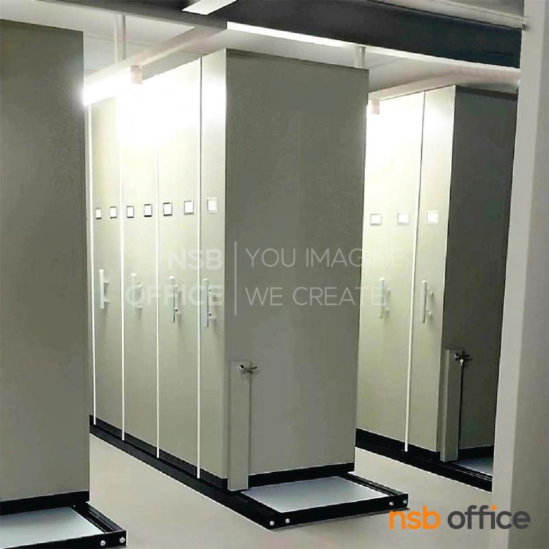 ตู้รางเลื่อนแบบมือผลักแบบสูงพิเศษ   ขนาด 6, 8, 10 ตู้ (มาตรฐาน มอก. 2560)