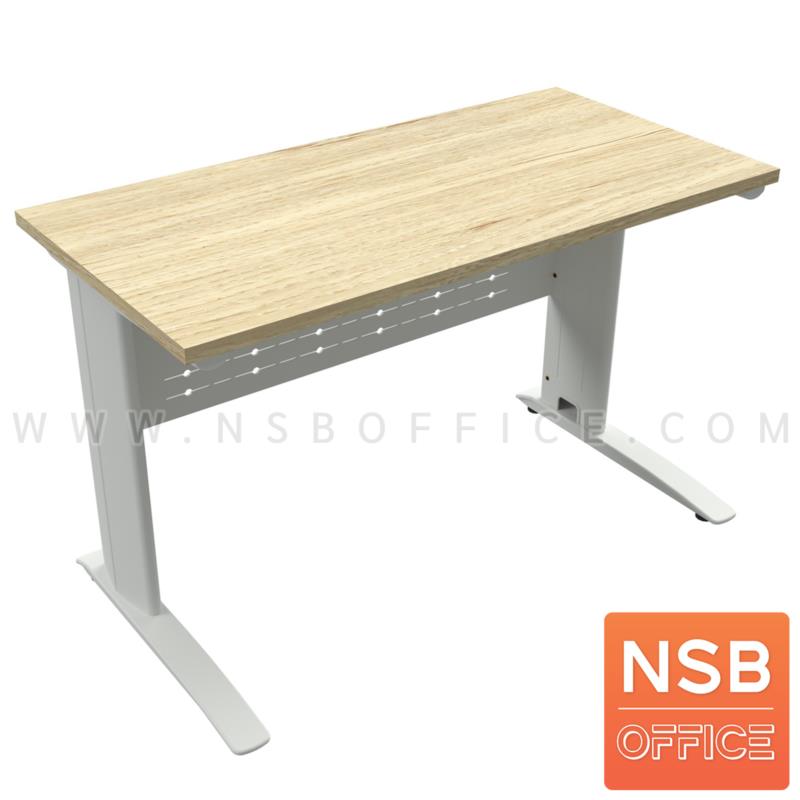 A10A105:โต๊ะทำงาน รุ่น Westcon (เวสต์คอน) ขนาด 120W, 150W cm. บังโป๊เหล็ก ขาเหล็กตัวแอลพ่นสี