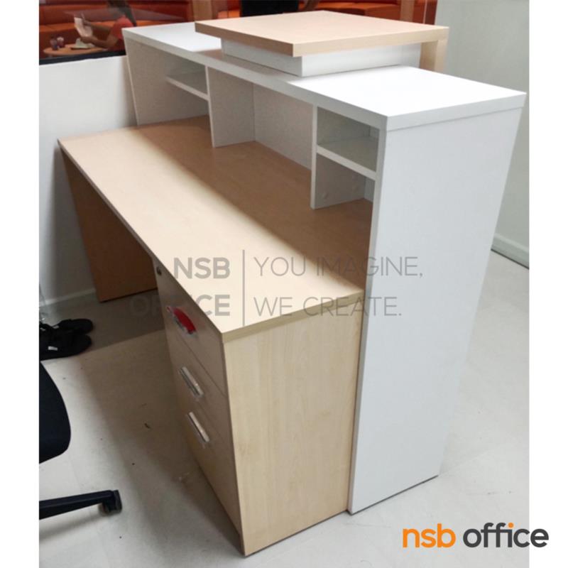 เคาน์เตอร์หน้าตรง รุ่น Onix (โอนิกซ์) ขนาด 120W, 150W, 180W cm. พร้อม 3 ลิ้นชักข้าง