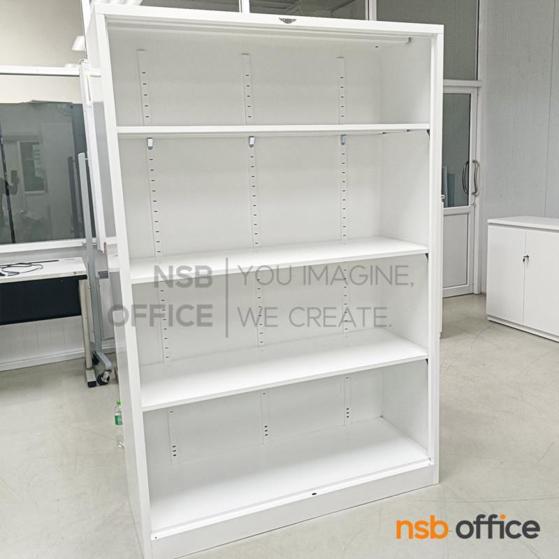 E07A039:ตู้เอกสารเหล็ก 4 ช่องโล่ง  รุ่น Bonham (บอนแฮม) ขนาด 91.4W ,121.8W*183H cm.  แผ่นชั้นสี