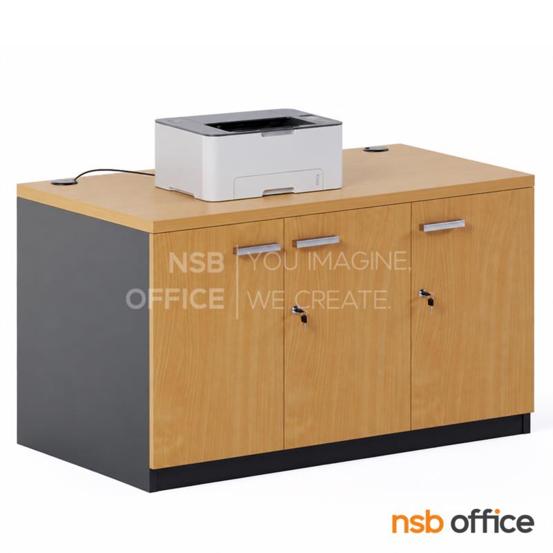C11A002:ตู้วางปริ้นเตอร์ 3 บานเปิดเตี้ย Print station - A  