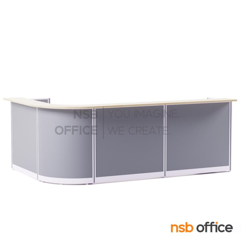 เคาน์เตอร์ตัวแอล รุ่น Westley (เวสต์ลีย์)  พร้อมตู้ลิ้นชักและรางคีย์บอร์ด