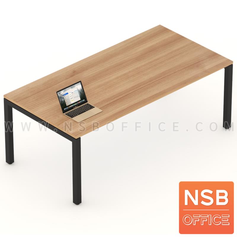 A07A046:โต๊ะประชุมทรงสี่เหลี่ยม รุ่น Innova (อินโนวา) ขนาด 150W, 180W, 200W, 240W cm.  ขาเหล็ก