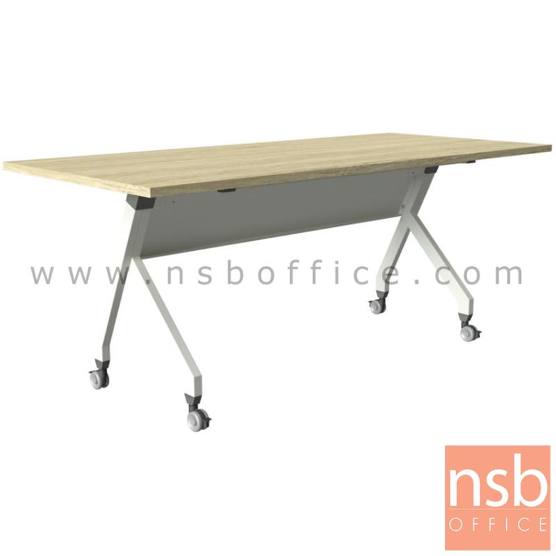 โต๊ะประชุมพับเก็บล้อเลื่อน รุ่น THUERINGEN (ทูรินเจีย) ขนาด 160W, 180W (60D, 80D) cm. 