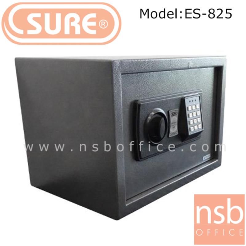 ตู้เซฟดิจตอล SR-ES825 น้ำหนัก 5.5 กก. (1 รหัสกด / ปุ่มหมุนบิด)   
