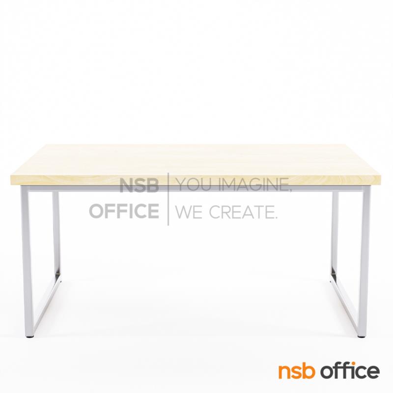 โต๊ะกลางเมลามีน    ขาเหล็กชุบโครเมี่ยม